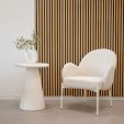 Kick armchair Bronx - Crème