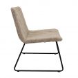 Kick armchair James - Champagne