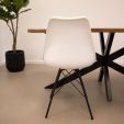 KICK LUUK Metal Bucket Chair - White