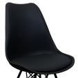 KICK LUUK Metal Bucket Chair - Black