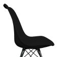 KICK LUUK Metal Bucket Chair - Black
