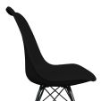 KICK LUUK Metal Bucket Chair - Black