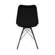 KICK LUUK Metal Bucket Chair - Black