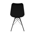 KICK LUUK Metal Bucket Chair - Black