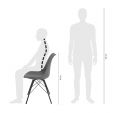 KICK LUUK Metal Bucket Chair - Dark Grey