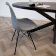 KICK LUUK Metal Bucket Chair - Dark Grey