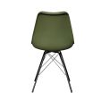 KICK LUUK Metal Bucket Chair - Dark Green