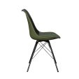 KICK LUUK Metal Bucket Chair - Dark Green