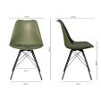 KICK LUUK Metal Bucket Chair - Dark Green