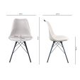 KICK LUUK Metal Bucket Chair - Champagne