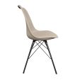 KICK LUUK Metal Bucket Chair - Taupe