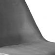KICK Velvet Bucket Chair Grey - Gold Frame - Grey