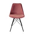 KICK Velvet Bucket Chair - Pink - Pink