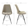 KICK Velvet Bucket Chair - Taupe - Taupe