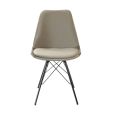 KICK Velvet Bucket Chair - Taupe - Taupe