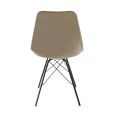 KICK Velvet Bucket Chair - Taupe - Taupe