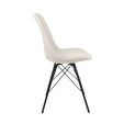 Kick Velvet Bucket Chair - Ivory - Ivory