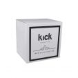 Kick Velvet Bucket Chair Ivory - Gold Frame - Ivory