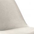 Kick Velvet Bucket Chair Ivory - Gold Frame - Ivory