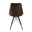 Kick Velvet Bucket Chair - Coffee - Coffee brown
