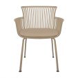 Set of 6 Kick Otis Garden Chair - Beige