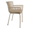 Set of 6 Kick Otis Garden Chair - Beige