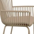 Set of 6 Kick Otis Garden Chair - Beige