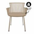 Set of 6 Kick Otis Garden Chair - Beige