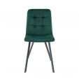 Set of 2 Kick Monz Dining Chair - Dark Green