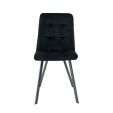 Set of 2 Kick Monz Dining Chair - Black