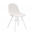 Set of 4 Kick Sol Garden Chair - White