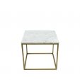Kick Marble Side Table - White
