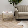 Kick Marble Side Table - White