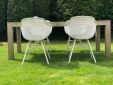 KICK INDY Garden Chair - White frame - White