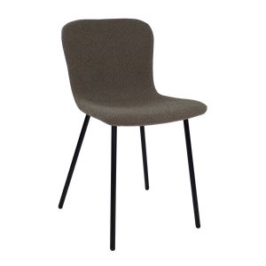 Kick dining chair Sara - Bouclé - Taupe
