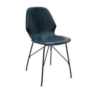 Kick dining chair Liam - Dark Blue