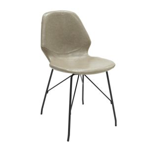 Kick dining chair Liam - Grey/Beige
