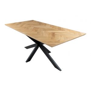 Kick Fishbone Oak Dining Table - 180 cm