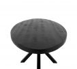 KICK LUKE Industrial Oval Dining Table - Black 240 cm