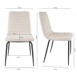 Kick Dining Chair Saar - Creme