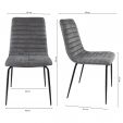 Kick Dining Chair Saar - Grey