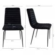 Kick Dining Chair Saar - Black