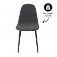 Kick Dining chair Mees - Dark Grey
