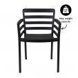 Kick garden chair Marc - Black