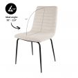 Kick Dining Chair Saar - Creme