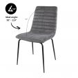 Kick Dining Chair Saar - Grey