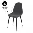 Kick Dining chair Mees - Dark Grey