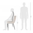 Kick Dining Chair Saar - Creme