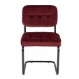 KICK IVY Tubular Frame Chair - Red