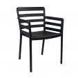 Kick garden chair Marc - Black